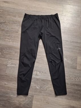 Paradox Black Men's  Base Layer Athletic Jogger Performance Pants, Outdoor